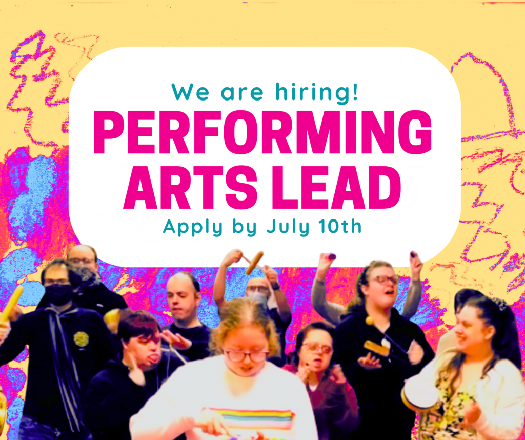 We are hiring! Performing Arts Lead. Apply by July 10th 2023